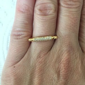 Gold fashion jewelry ring
